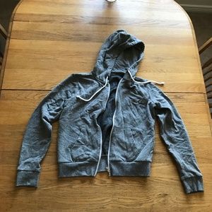 H&M Gray Zip Up Sweatshirt